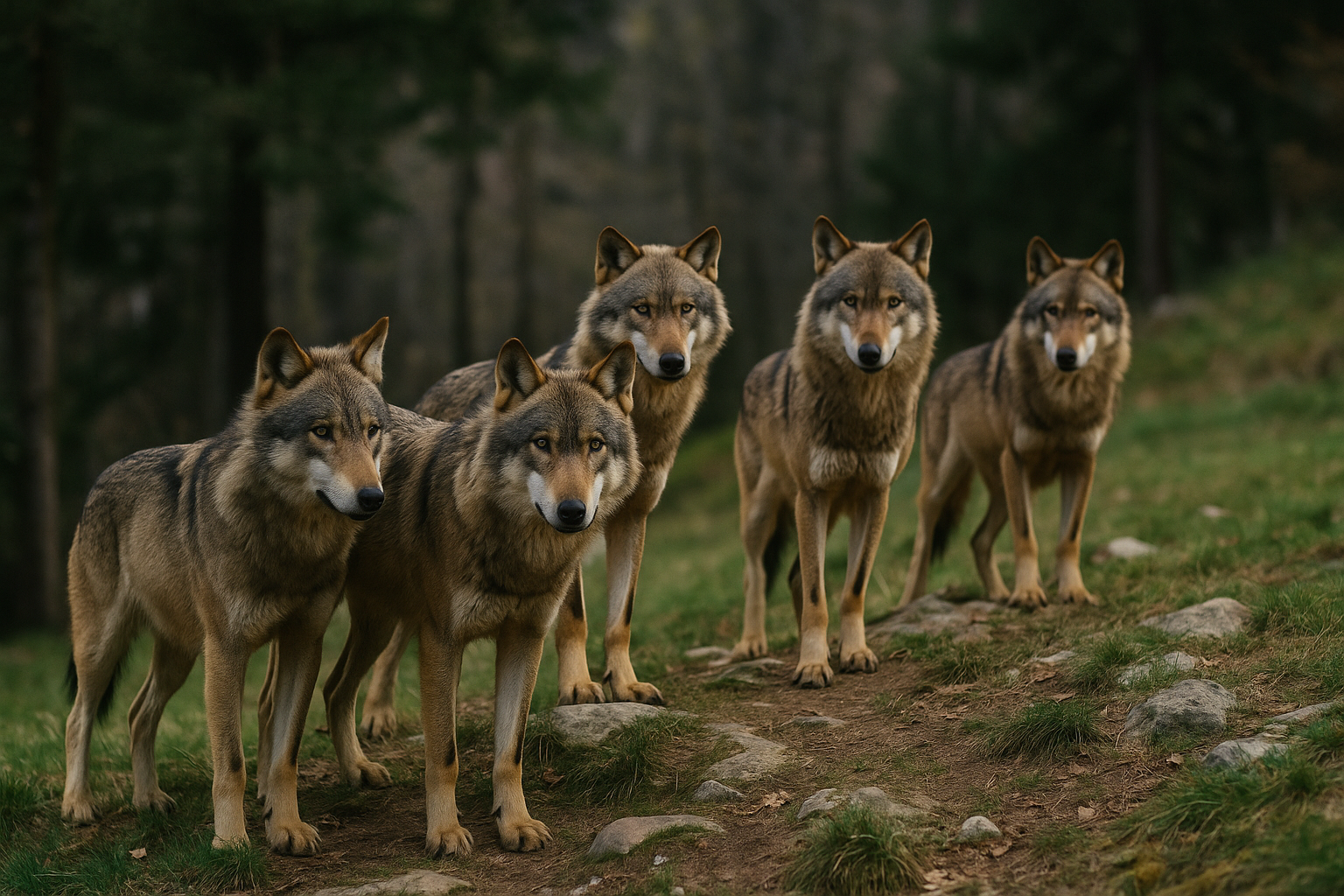 meute de loup vésubie